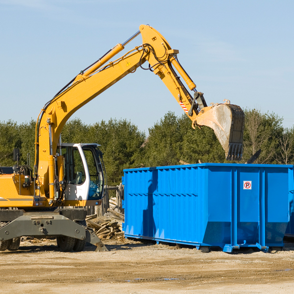 how many times can i have a residential dumpster rental emptied in Oak Hill WV